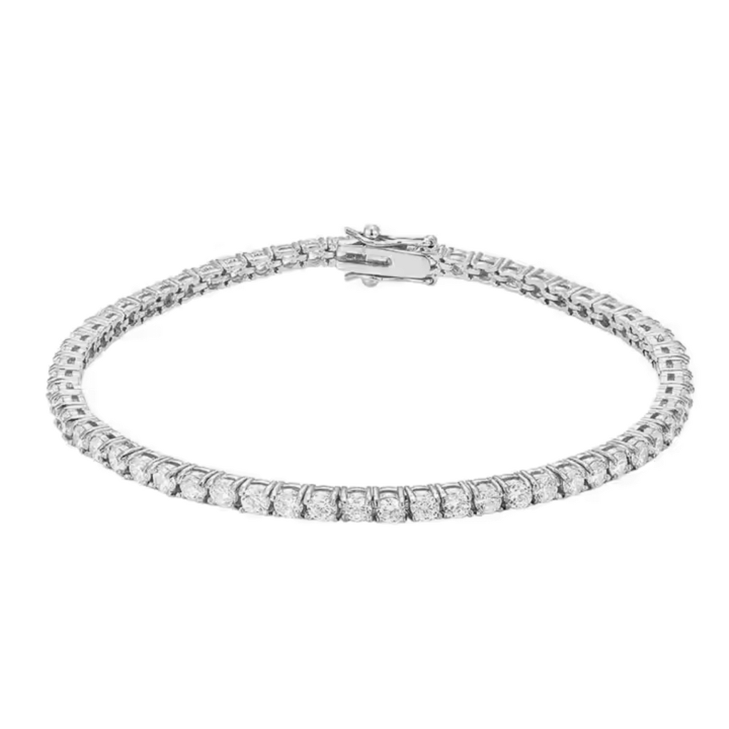 Riviera Obsidian Bracelet – 925 Sterling Silver