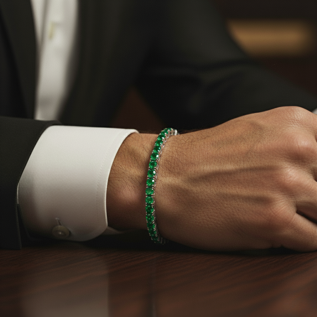 Riviera Viridis Bracelet – 925 Sterling Silver