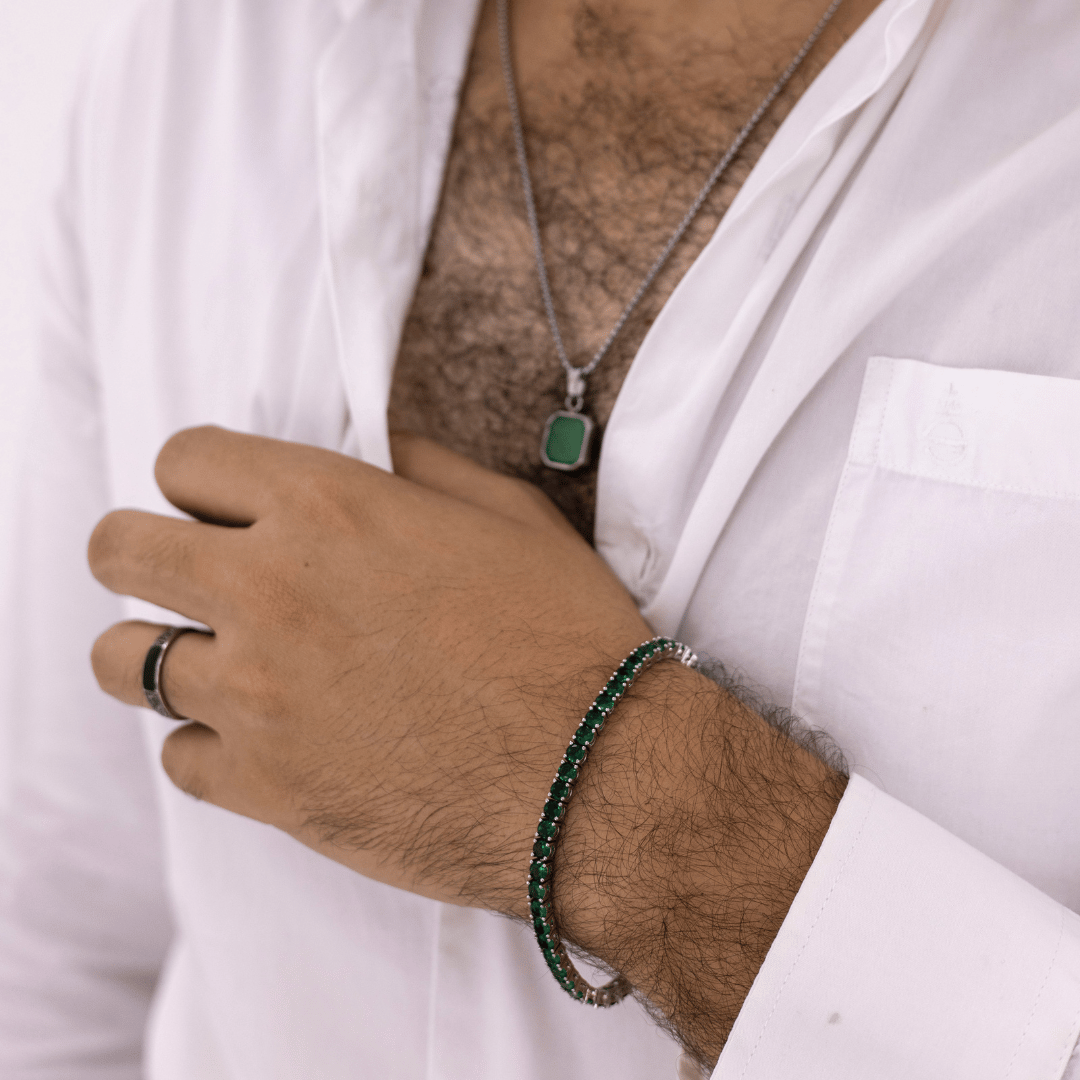 Riviera Viridis Bracelet – 925 Sterling Silver
